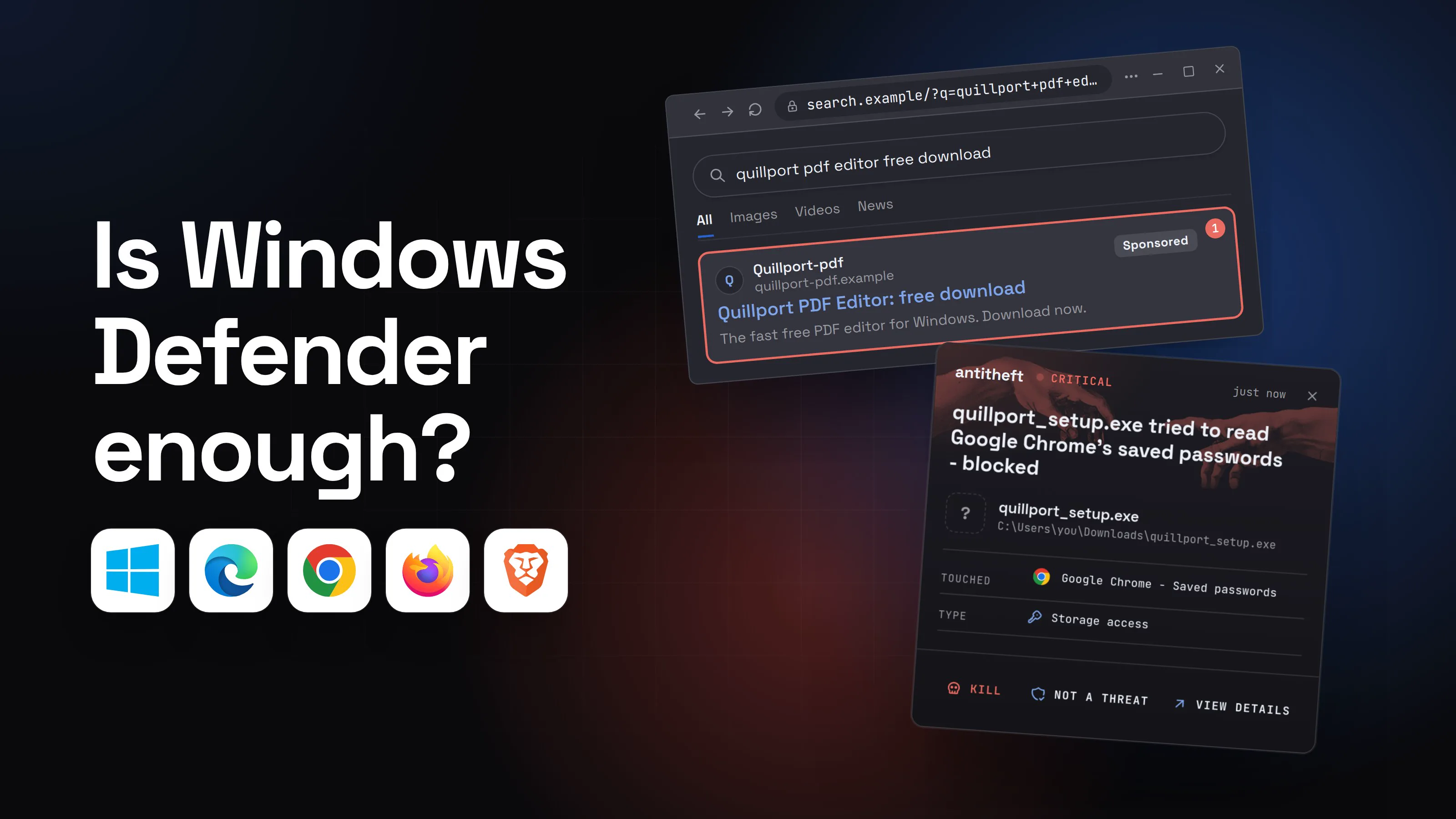 Illustration for Is Windows Defender enough? What it covers and misses