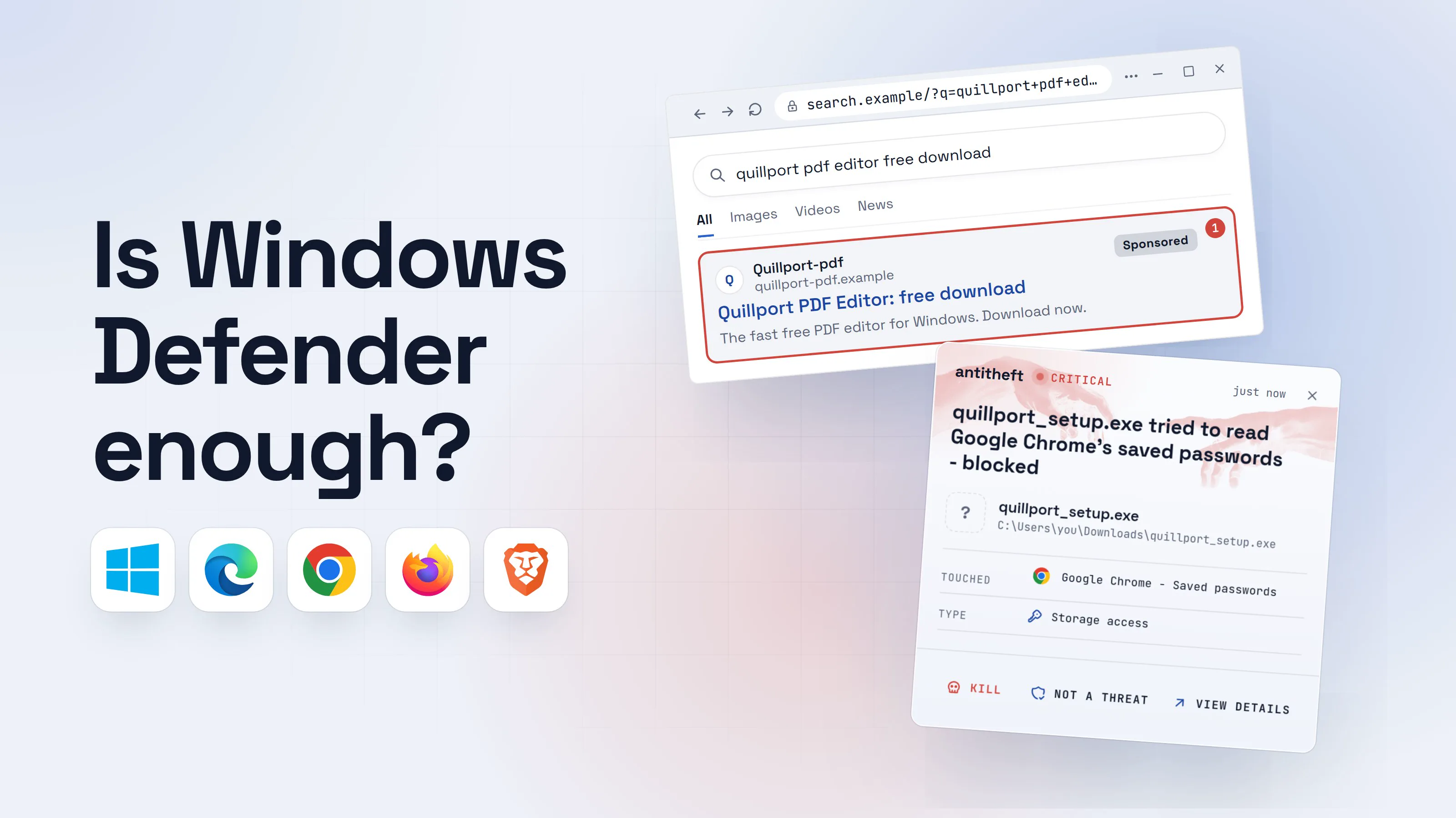 Illustration for Is Windows Defender enough? What it covers and misses