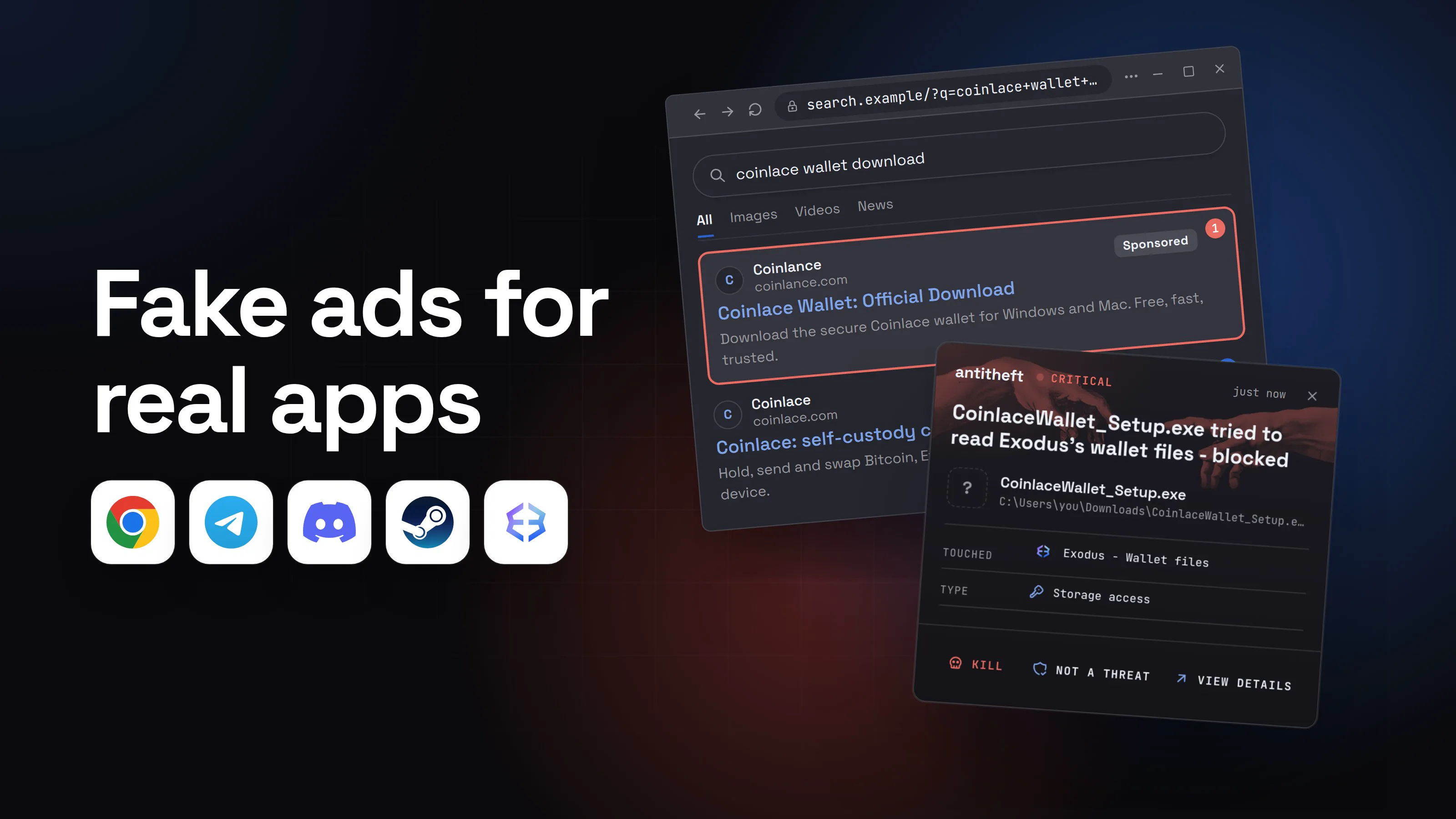Illustration for Fake ads for real apps: how to spot a poisoned download