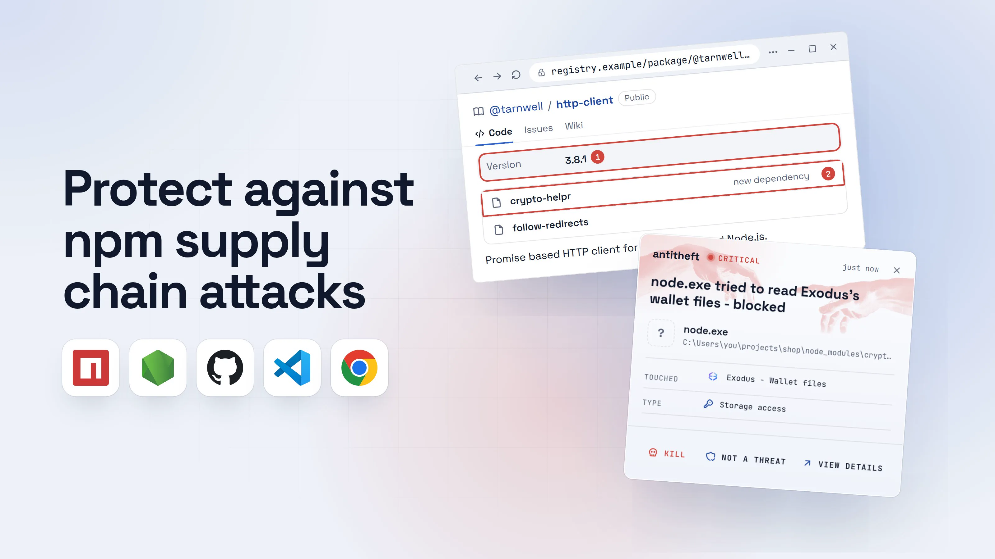 Illustration for Protect against npm supply chain attacks: what to change