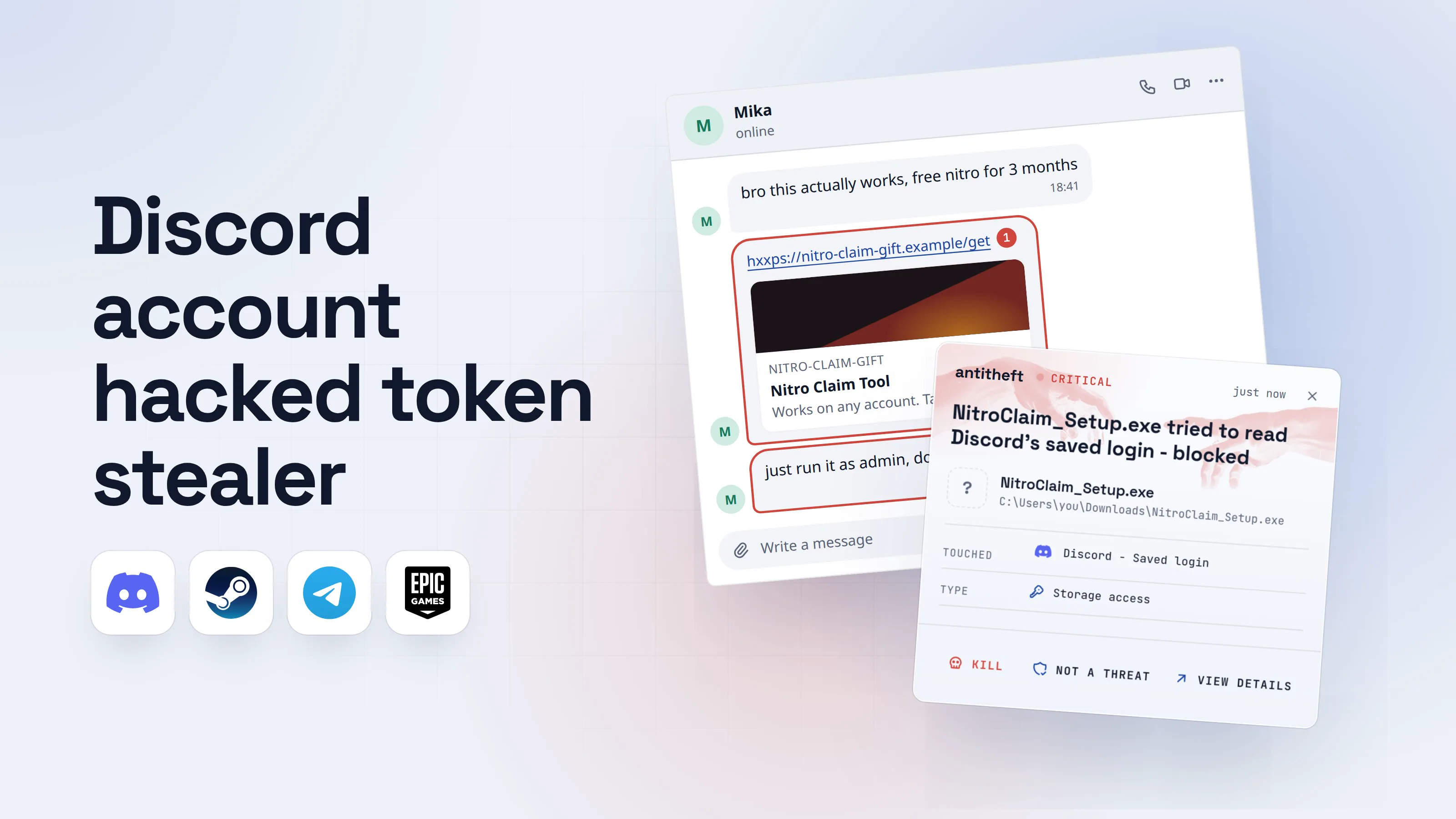 Illustration for Discord account hacked token stealer: recovery guide