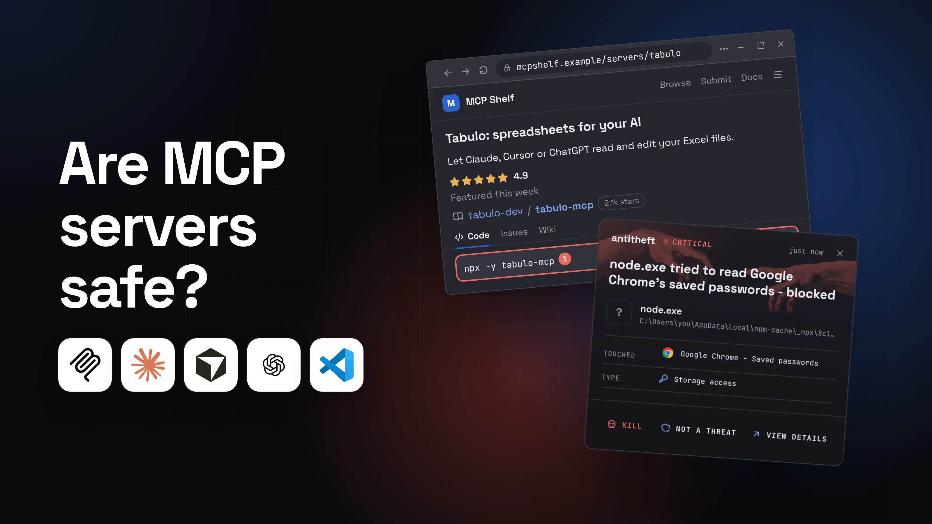 Illustration for Are MCP servers safe? How to vet one before you add it